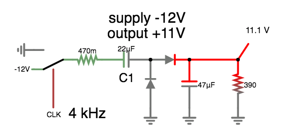 charge pump converts neg supply -12V to positive +11V.png