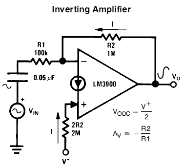 LM3900 Audio Mixer Circuit