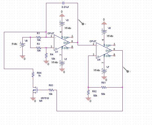 op amp voltage controlled oscillator