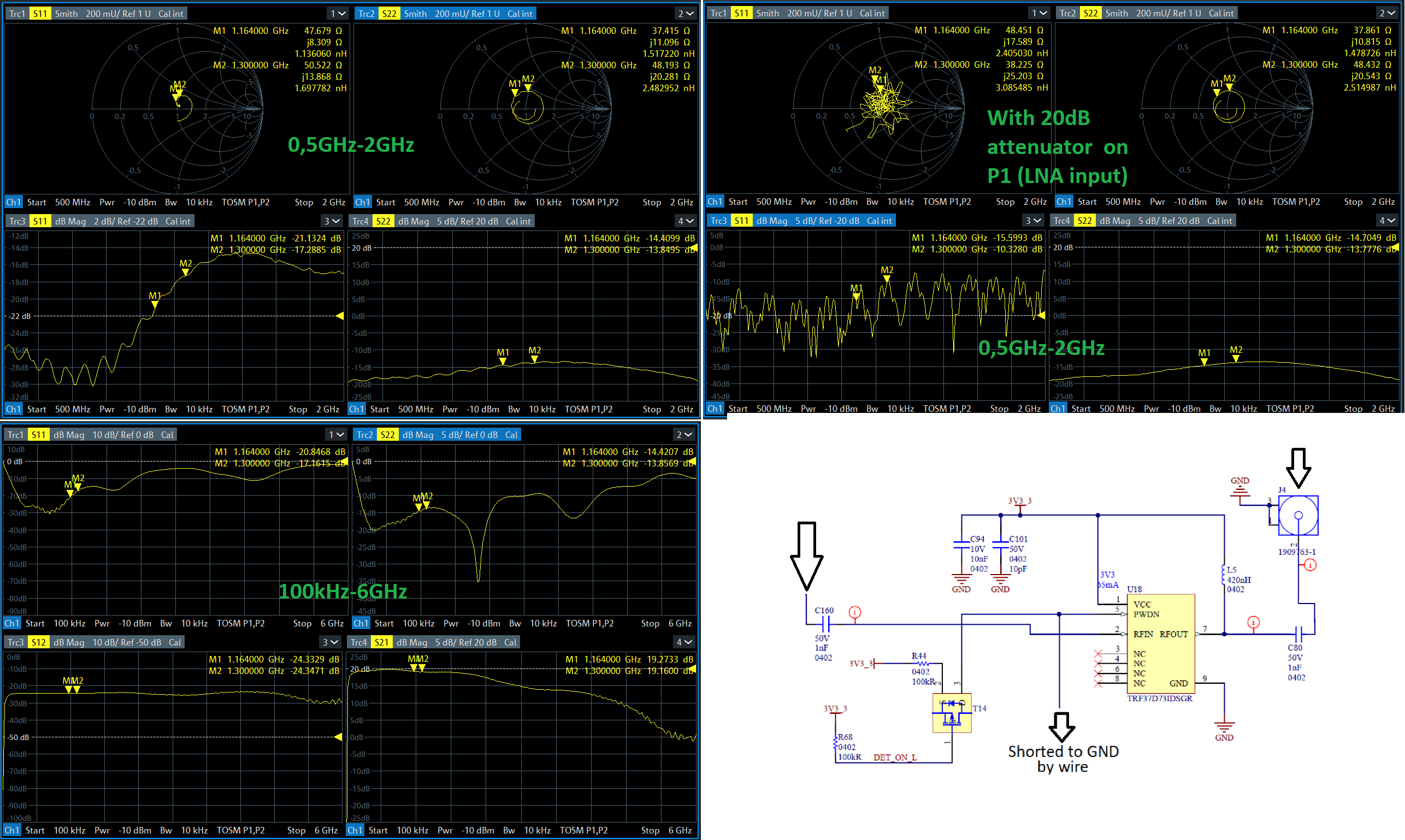 LNA TRF37D73 unexpected distortions | Forum for Electronics