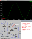 transistor gain with emitter resistor bypassed.png