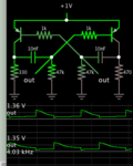 astable multivibrator 2 PNP peaks 1_35 V from 1V supply.png