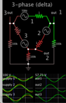 3 resistors form virtual ground for scope readings of 3-phase delta.png